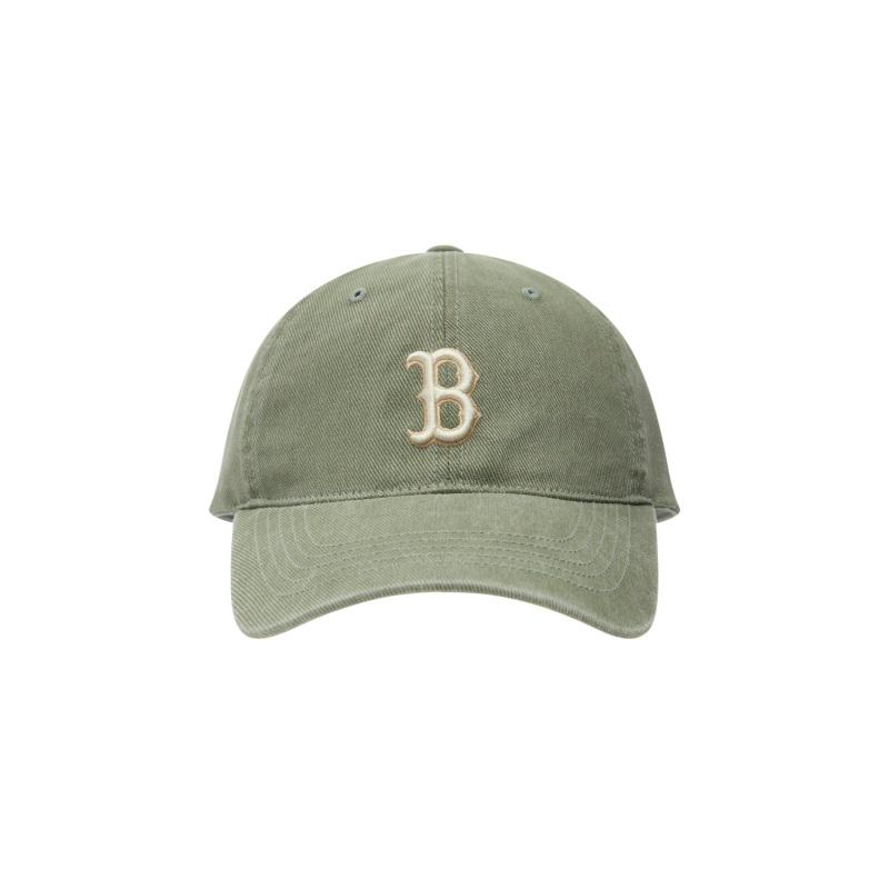 MLB Cotton Baseball Caps Unisex Gray Green Fashion 3ACPVV14N-43KAP