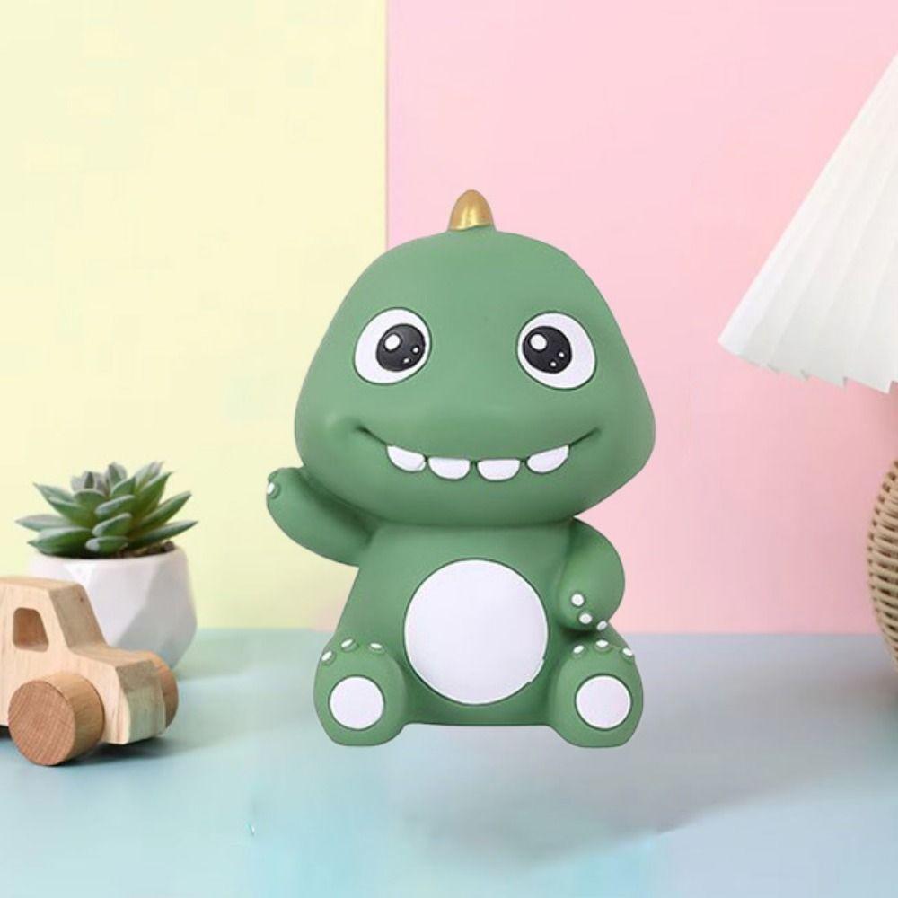 Waterproof Dinosaur Piggy Bank Cute Cartoon Saving Jar Large Capacity Dinosaur Saving Bank  Kids
