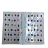 @ Conjunto de 3 Bindis Redondos Multicores Tradicionais Indianos Para Mulheres