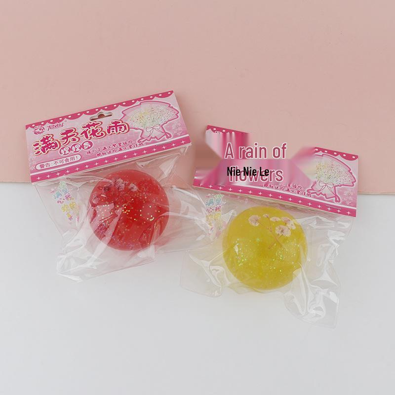 

Creative Kid s Sky Rain Pinch Toy - Slow Rebound Decompression Ball Gift Yellow - One Piece