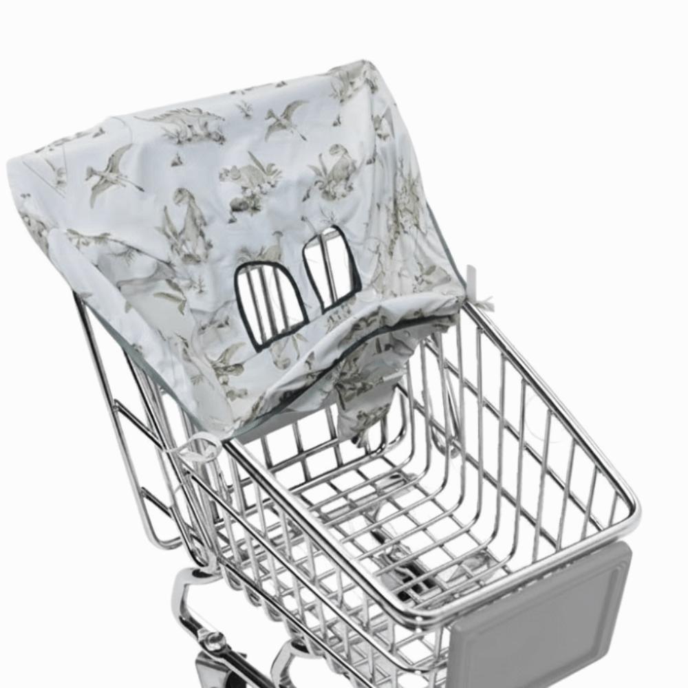 Polyester Baby Shopping Cart Seat Cover Cartoon Printed Seat Cover  Supermarket Carts