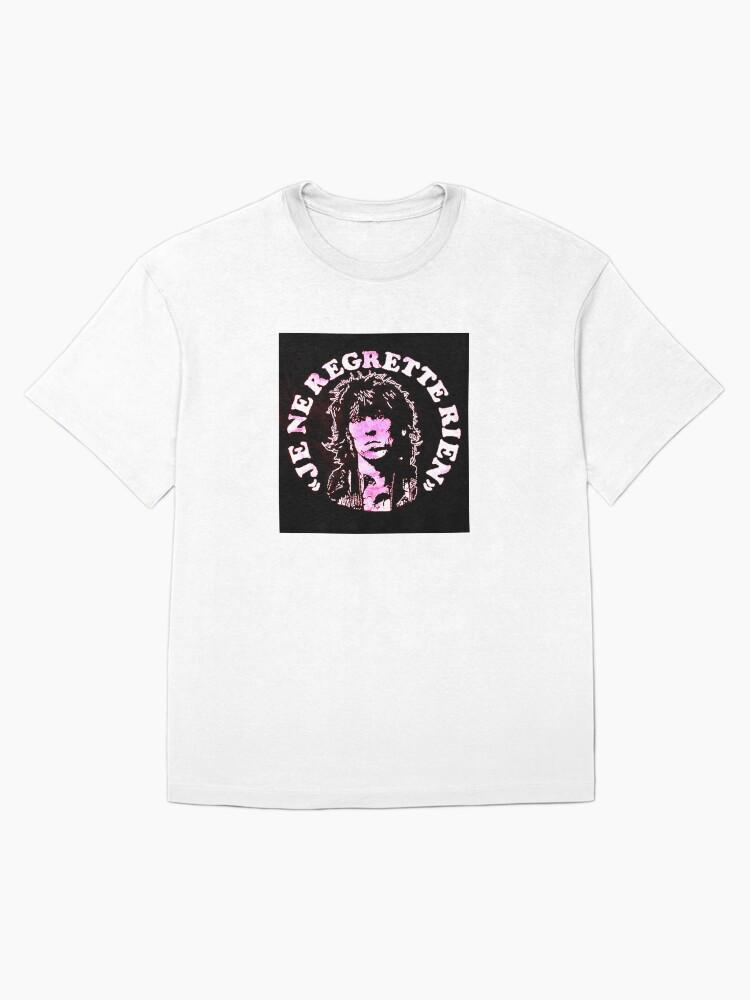 édith Piaf Keith Richards "Je Ne Regrette Rien" Oversized T-Shirt