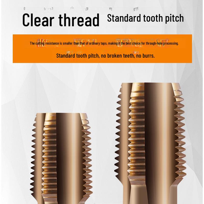 Tiangong Cobalt-Enhanced NPT G1/4-1/2 Water Pipe Thread Taps