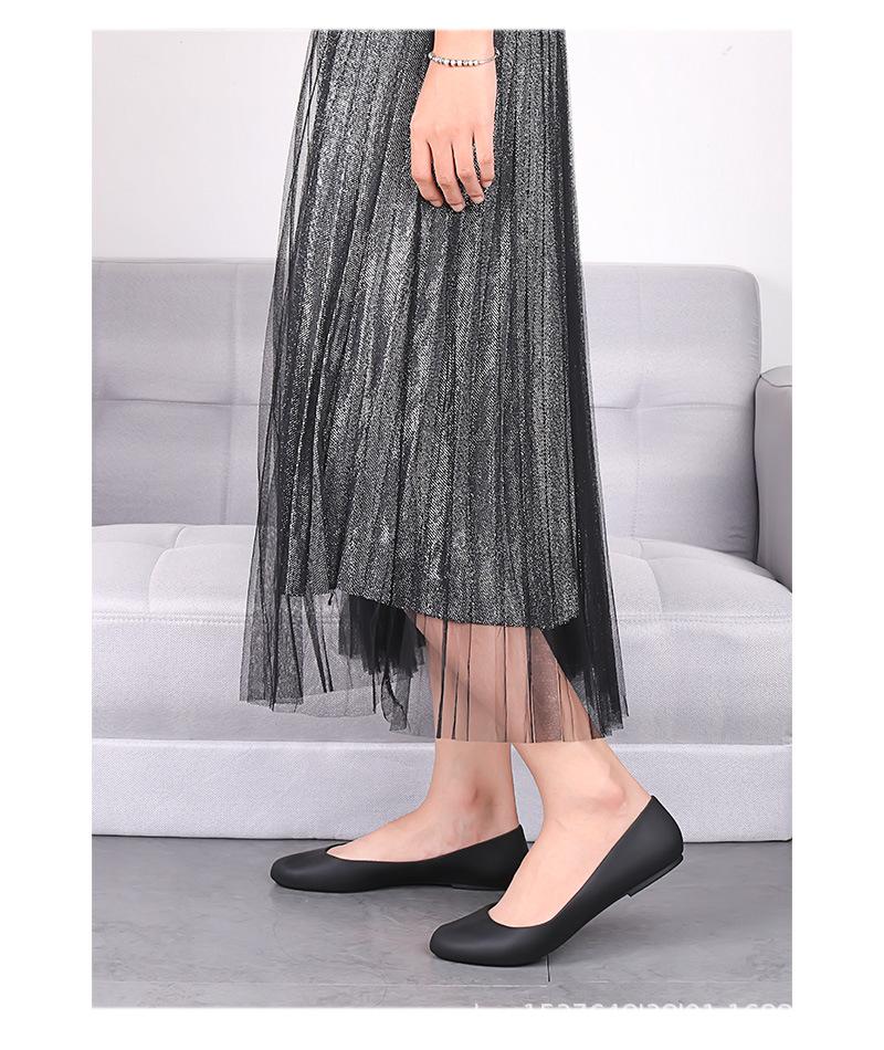 Women's Summer Jelly Flat Sandals - Trendy, Backless, Round Toe, Candy Colors