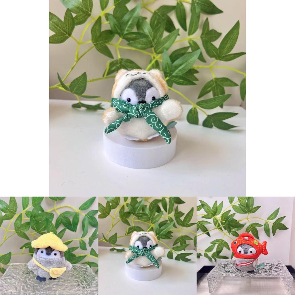 Adorable Plush Penguin Keychain With Soft Short Plush For Cute Bag Decoration