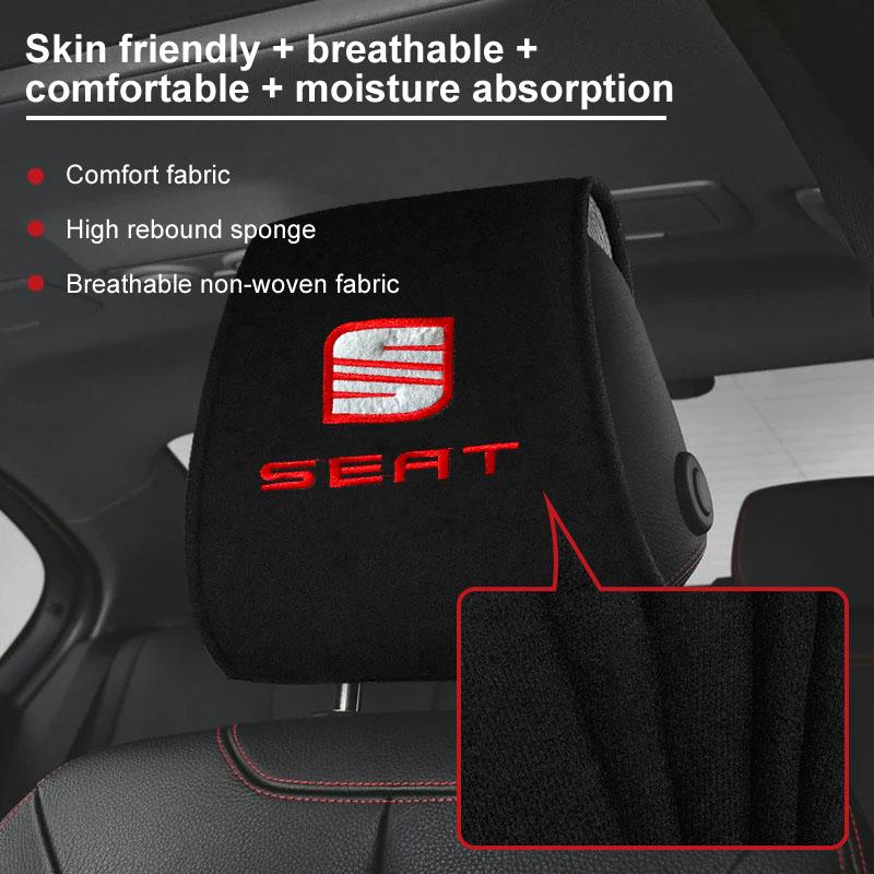 Car Seat Back Headrest Pillow Storage Bag Dustproof Cover For Seat Leon st FR CUPRA Leon MK3 MK2 mk1 hatchback 5f Ibiza 3 6J 6L FR Ateca Arona