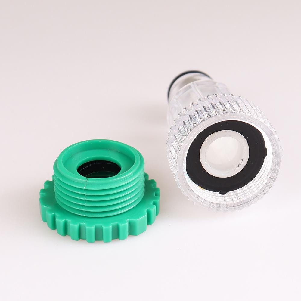 Durable Transparent Water Inlet Filter for Car Wash: Anti-clogging, Anti-rust, Quick Connect Nipple