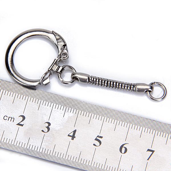 20PCS Key Chain SNAKE Rings W/ Snap End + Jump