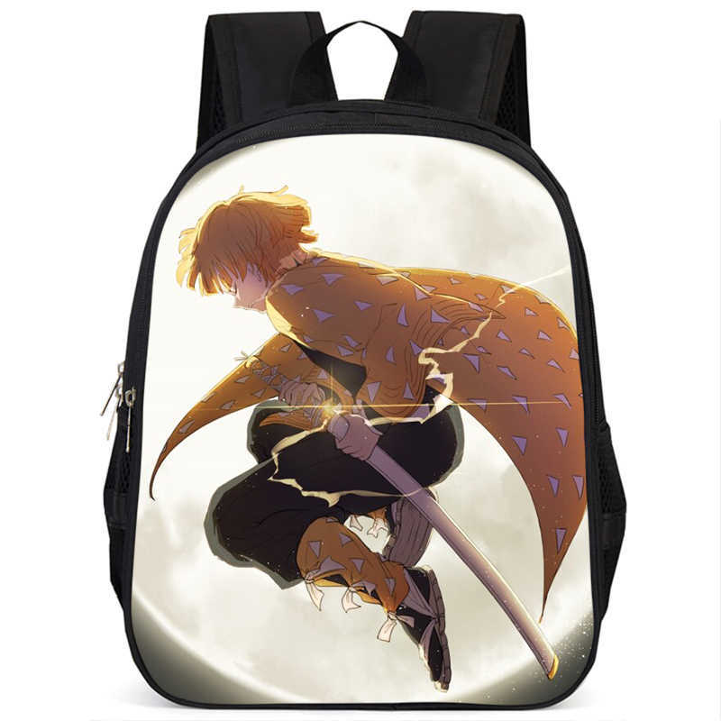 Japan cartoon comics Demon Slayer Pillar Training Arc Student Large Capacity School Style Backpack 7545