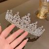 1 large crown fashionable temperament crown headband sweet wind hair accessory suitable for performances and birthdays