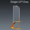 Customized Crystal Trophy High-End Metal Gold, Silver, Copper, Award Honor Gift Excellent Employe Souvenir, Home Decoration, 1Pc