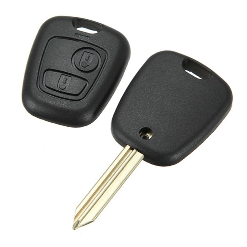 Replacement Key Fob Cover Case 2 Button Plastic Cover Easy Installation Remote Key Shell Universal for 206 307
