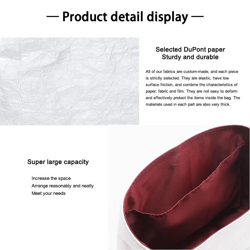 EverToner DuPont paper Insert liner Organizer Handbags waterproof Bag Organizer for L N-onoe BB bags Accessories