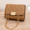 Bag Women's Rhombus One Shoulder Crossbody Fashion Square Bag New Versatile Casual Paper Leather Bag