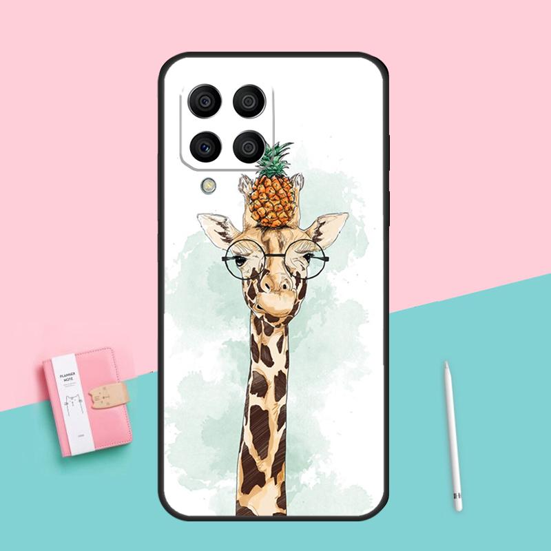 Cute Cartoon Animal Giraffe For Samsung Galaxy M52 M32 M06 M16 M13 M14 M33 M12 M31 M55 M15 M11 M21 M35 M53 M34 M54 Case