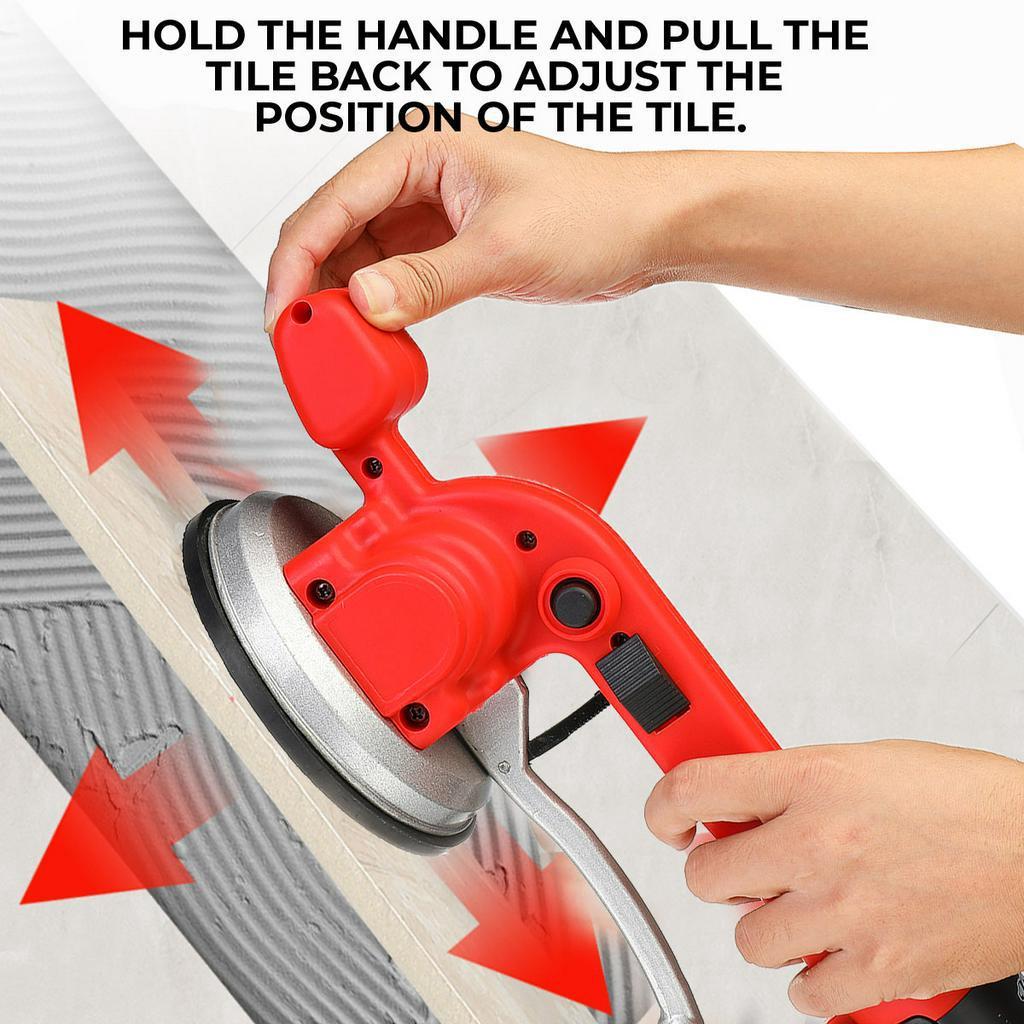 16.8V Powerful Tile Vibrator Leveling Machine 6-speed Adjustable Suction Cup Tiles Floor Laying Automatic Tiling Plastering Tool