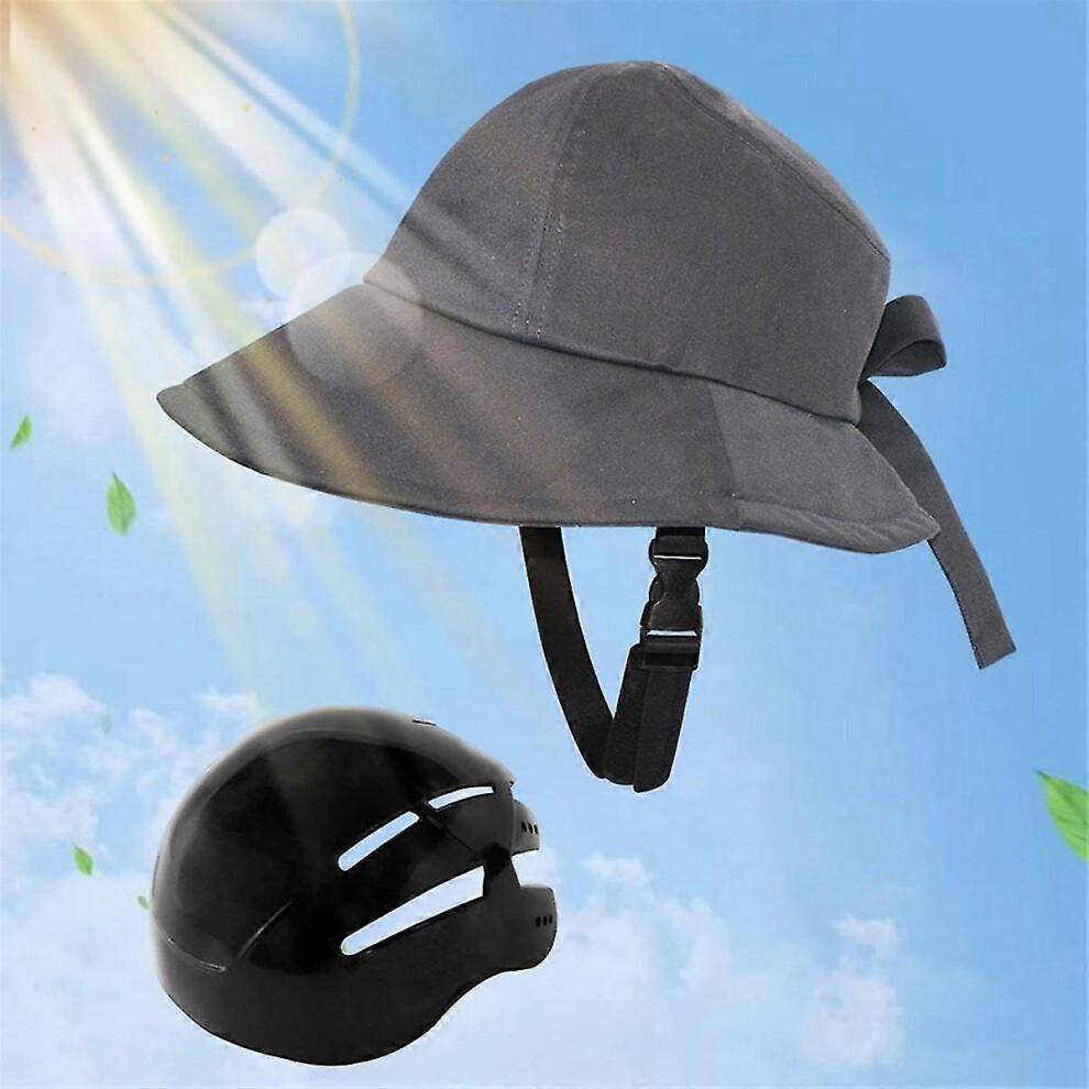 Bicycle Helmet Hat Shaped Helmet Fishing Hat Sun Hat Helmet Hat Type Helmet Cap for Women'S Cycle E