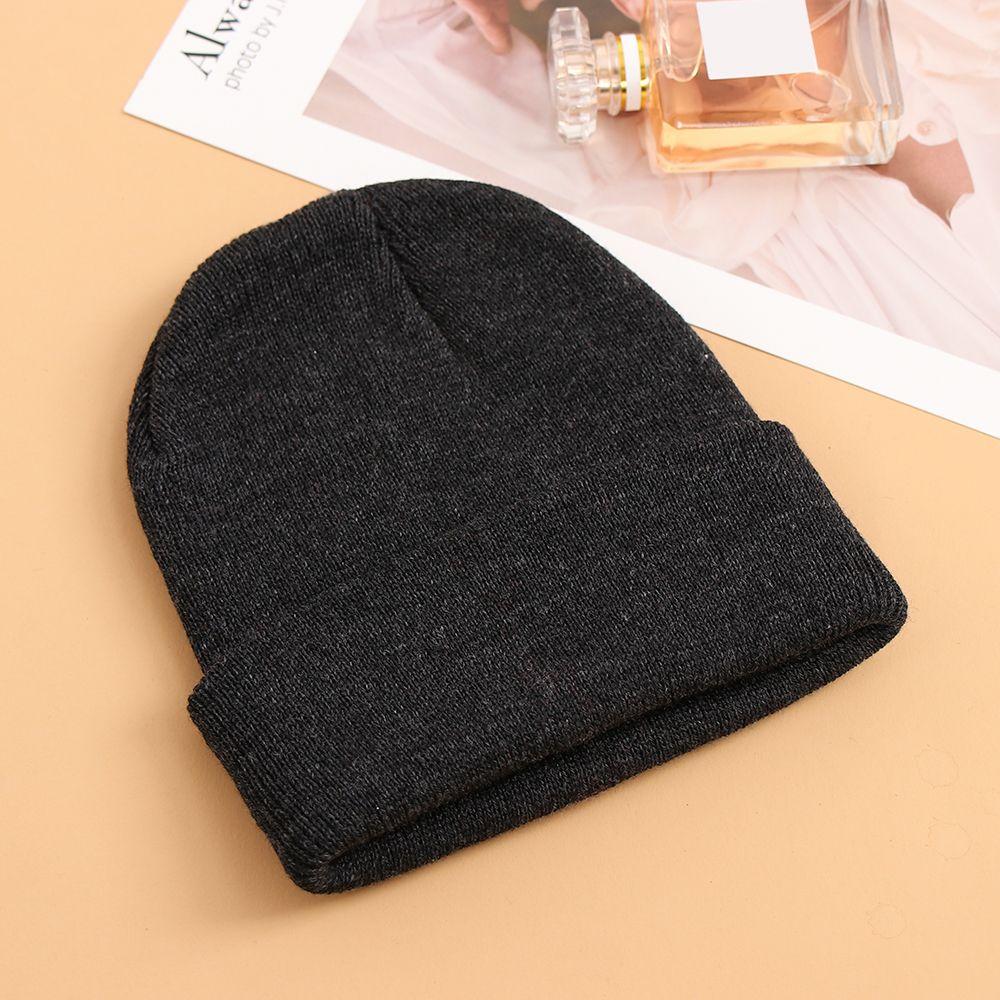 Ladies Casual Cap Woman/Men Female Beanie Caps Knitted Beanies Warmer Bonnet Winter Autumn Hats