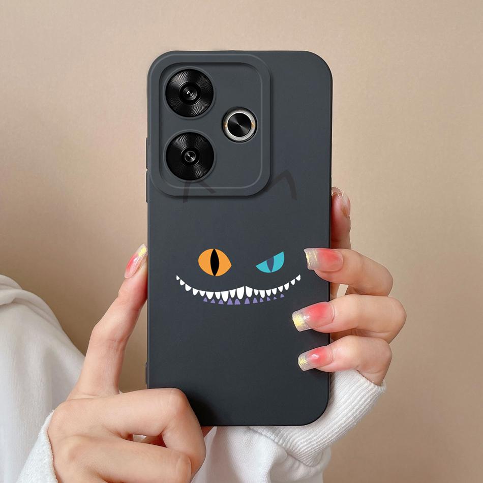 For Poco F6 Pro Phone Case Simple Heart Cover Liquid Silicone Camera Protection Cases For Xiaomi Poco F 6 Soft ShockProof Funda