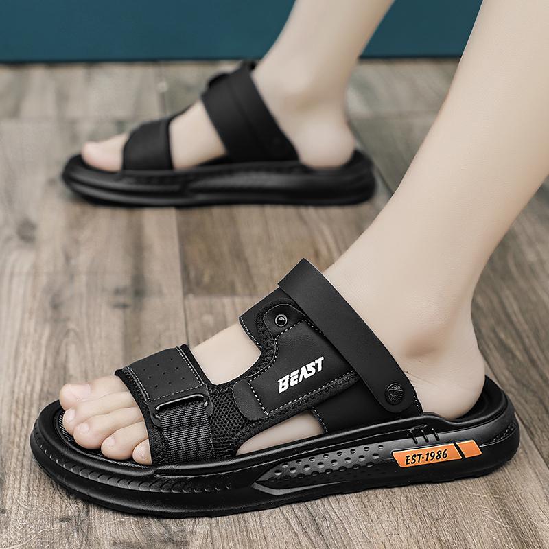 Men's High-quality Casual Sandals Summer Outdoor Breathable Waterproof Anti Slip Comfort Beach Shoes Dual-purpose Sports Slipper