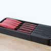 Expandable Knife Organizer Adjustable Compact Flatware Cutlery Tray Kitchen Drawer Knife Block for Cooking Utensils