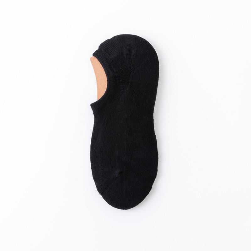 Breathable Organic Bamboo Cotton Socks Manufacturers Compression Sports Terry Socks  Solid Pure Black Seamless Socks