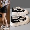 thick-soled low-top canvas shoes for women's 2025 spring new little white shoes versatile student sports and leisure board shoes tide