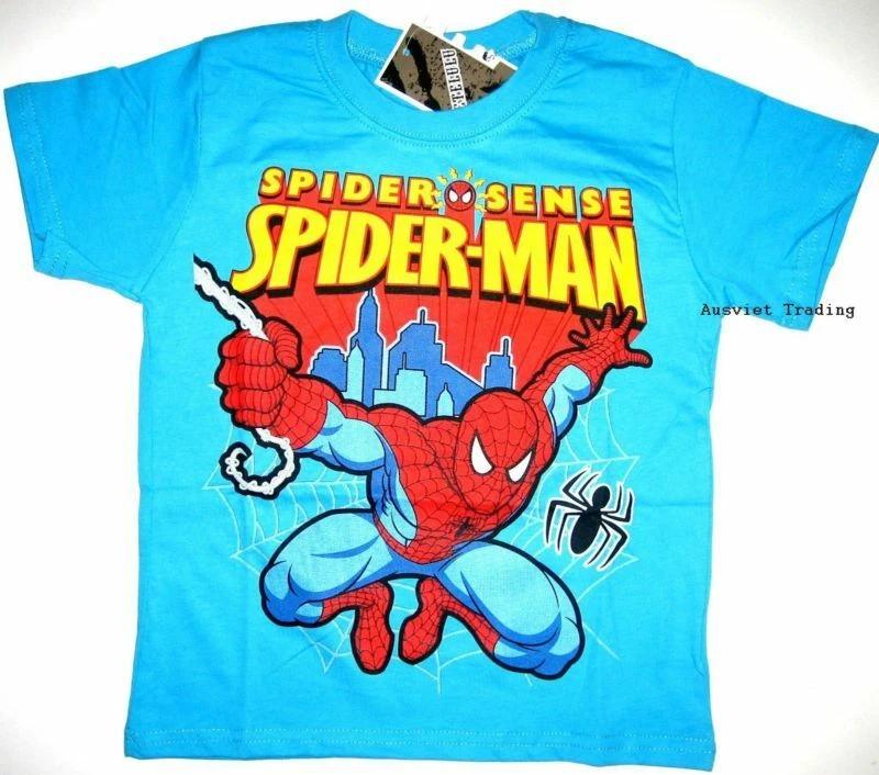 

BNWT 100% cotton Spiderman T-shirt boys Top Tshirt new kids 120