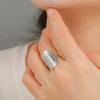 Dawapara Virgin Mary Ring Adjustable Holy Mother Mary Christian Gifts Blessing Protection Religious Ring Stainless Steel Jewelry