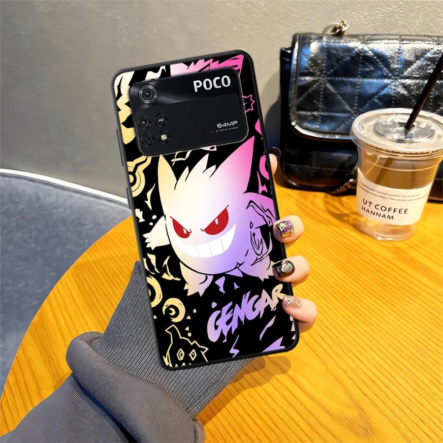 Case for Xiaomi Poco F8 M5 F1 C71 C75 X3 X4 X5 X7 Pro C50 F3 M3 M4 M7 Pro C61 Funda Phone Cover Cool Gengar Pokemon