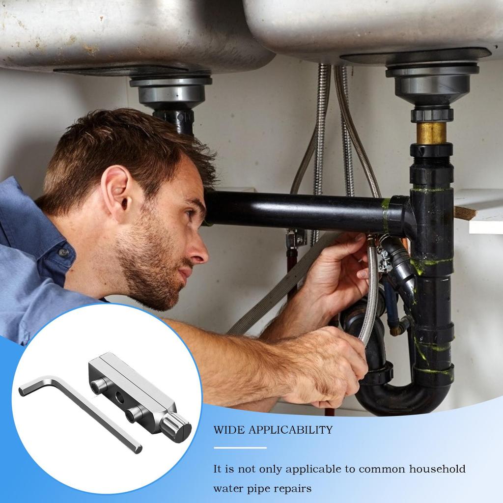 Broken Pipe Thread Extractor Tool Damaged Pipe Valve Thread Remover Broken Faucet Screw Hardware Extraction Supplies