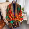 Luxury  Women'S Scarves Fashion Printed Silk Scarves Summer Shawls And Wrapped Soft Cashmere Women'S Bandannas Folad Headsc