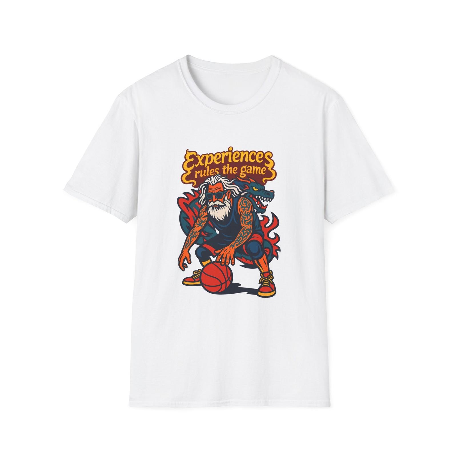 Unisex Softstyle T-Shirt Mens Womens Tees Top Street Basketball Graffiti Dragon Design S