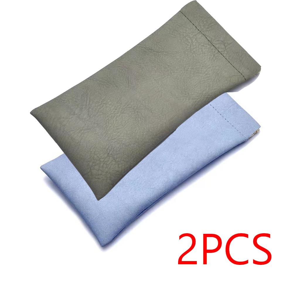 1/4pcs Glasses Home Storage Glasses Bag Cortex Texture Glasses Storage Shrapnel Mouth Automatic Closed Glasses Case Storage Bags