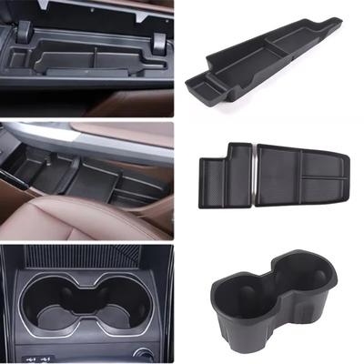 For BMW X1 U11 2026-2026 TPE Black Car Center Console Water Cup Holder Storage Box Car Interior Accessories