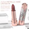 Rossetto Perlato Metallizzato ad Alta Lucentezza per Donna Lucidalabbra Solido Impermeabile Resistente alle Macchie Lunga Tenuta Glitterato Rossetto Diamante