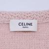 Celine Domestic Regular 23AW 2A43Y270R Chasseur Jacket Brushed Mohair Knit Jacket M Pale pinkUsed