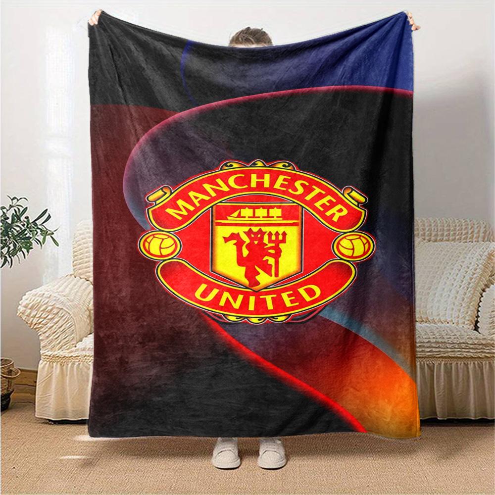 Manchester Blanket Soft Cozy Great for Chair Bedding Bed All-Season Use Digital Print Unique Gift for Family and Friends Camping
