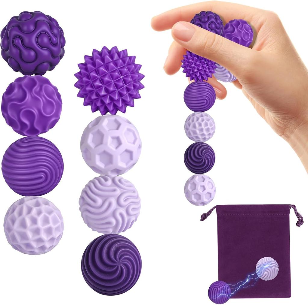 Magnetic Fidget Toys, Silicone Balls,Anti-Stress Balls,Sensory Toy for Adults,Children,Sensory Magnetic Balls Set,Stress Relief and Relaxation