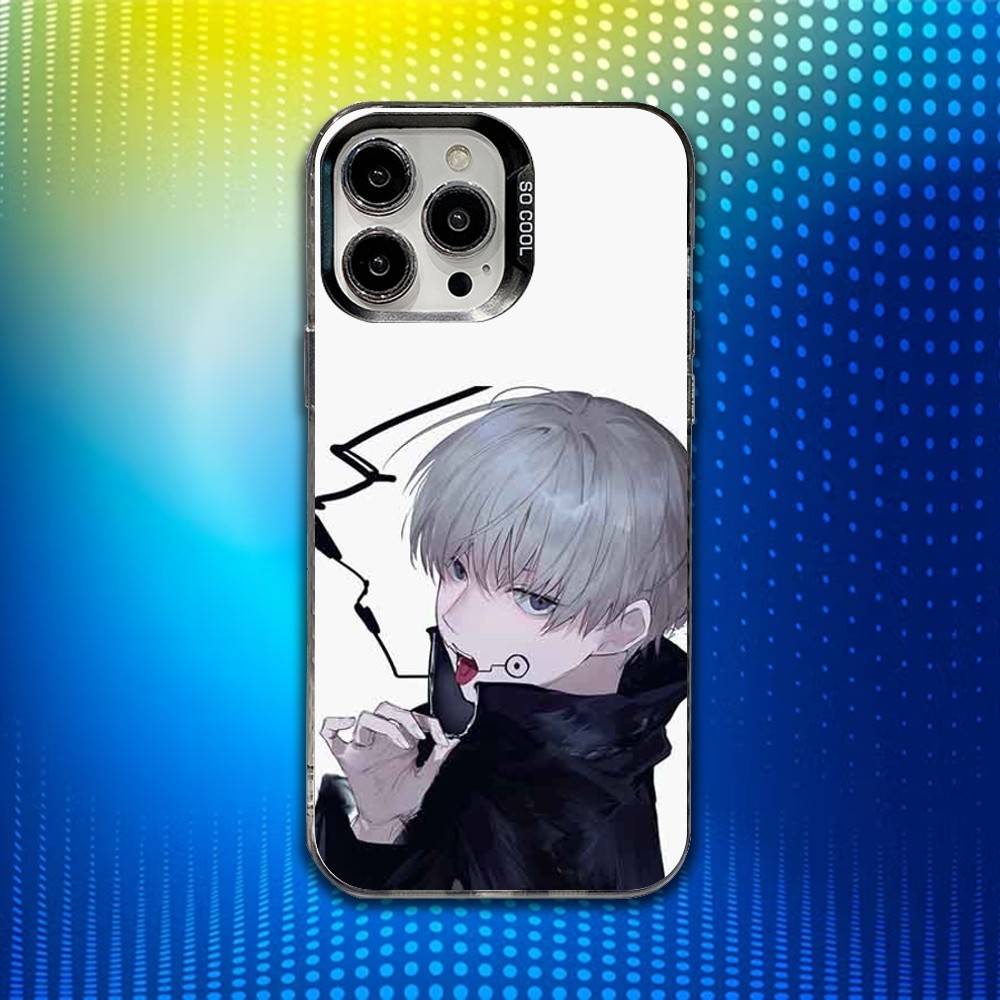 Anime T-Toge Inumaki Phone Case For iPhone 16,15,14,13,12,11,Mini,Pro,SE,MAX White Matte Shockproof Cover