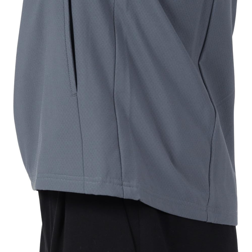 Mizuno Tech Shield Training Ombre Blue Size S MC-LINE Jacket, Windproof, Stretch, Water-Repellent, Gray/Hibiscus Pink, (32MCA653)