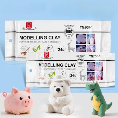 250/500g Clay No Baking Not Easy Crack Strong Plasticity for Children's DIY Handmade Ornaments Model Artworks