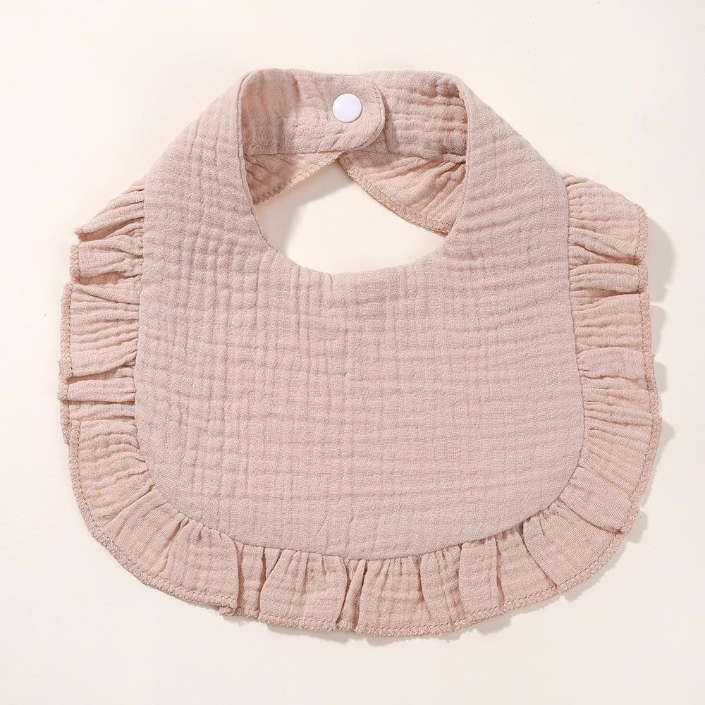 Neugeborenen Lätzchen Säugling Spucktücher Babysachen Füttern Sabber Lätzchen Bandana Spucktuch Kleinkind Rüschen Einfarbiges Lätzchen Babyzubehör