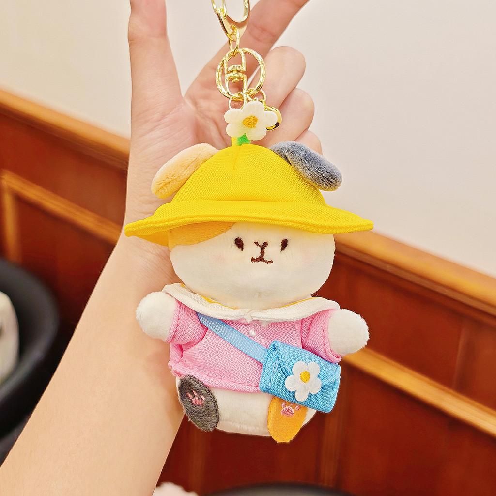 

Kids Plush Keychain Featuring Adorable Guinea Pig Design For School Bag Decor And Gifts рожевий