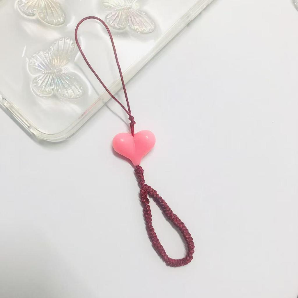 Handmade Heart Beads Tassel Bookmark & Fan Ornament - DIY Ancient-Style Gift Accessory