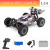 WLtoys144010 4WD Model with A Top Speed of 75 Km/h 1:14 Scale, High-speed Remote-controlled Off-road Drifting Racing Car for Boy