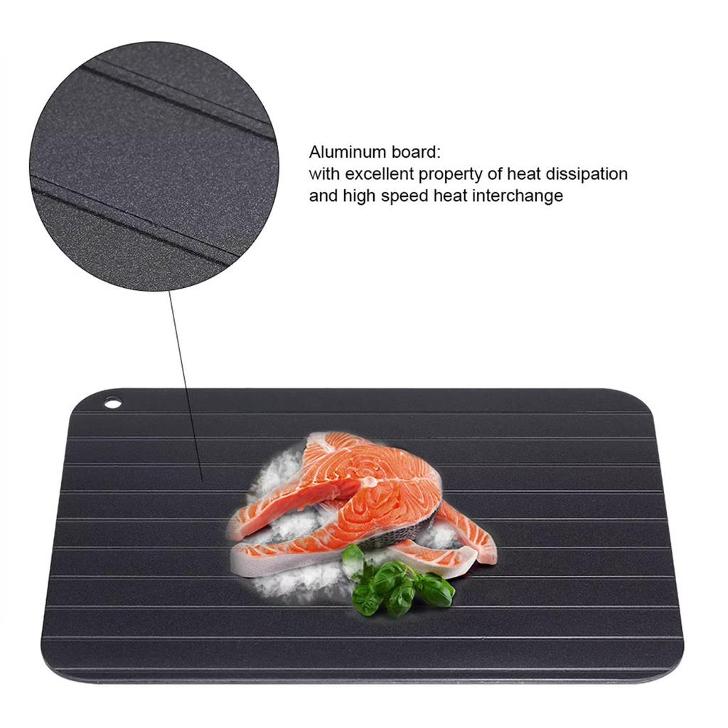 Aluminum Alloy Rapid Defrosting Tray Up To 5 Times Faster Defrosting For Fruit Meat And Frozen Foods Household Kitchen Tools