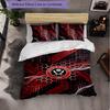 Set Biancheria da Letto Sheffield United Football 3 Pezzi Morbido Set Copripiumino con Federe Set Decorazione Camera da Letto per la Casa
