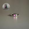 Japanese-Korean Elemexsu Luminous Adjustable Couple Rings