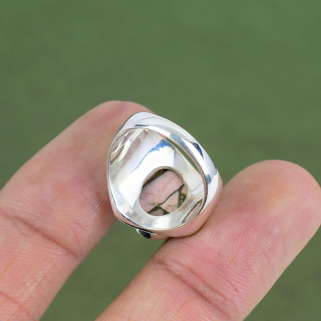 Kupferrosa Opal Ring 925 Sterling Silber Ring Geburtsstein Schmuck Echter Edelsteinring Handgefertigter Designerring Für Geschenke In Ringgröße Erhältlich